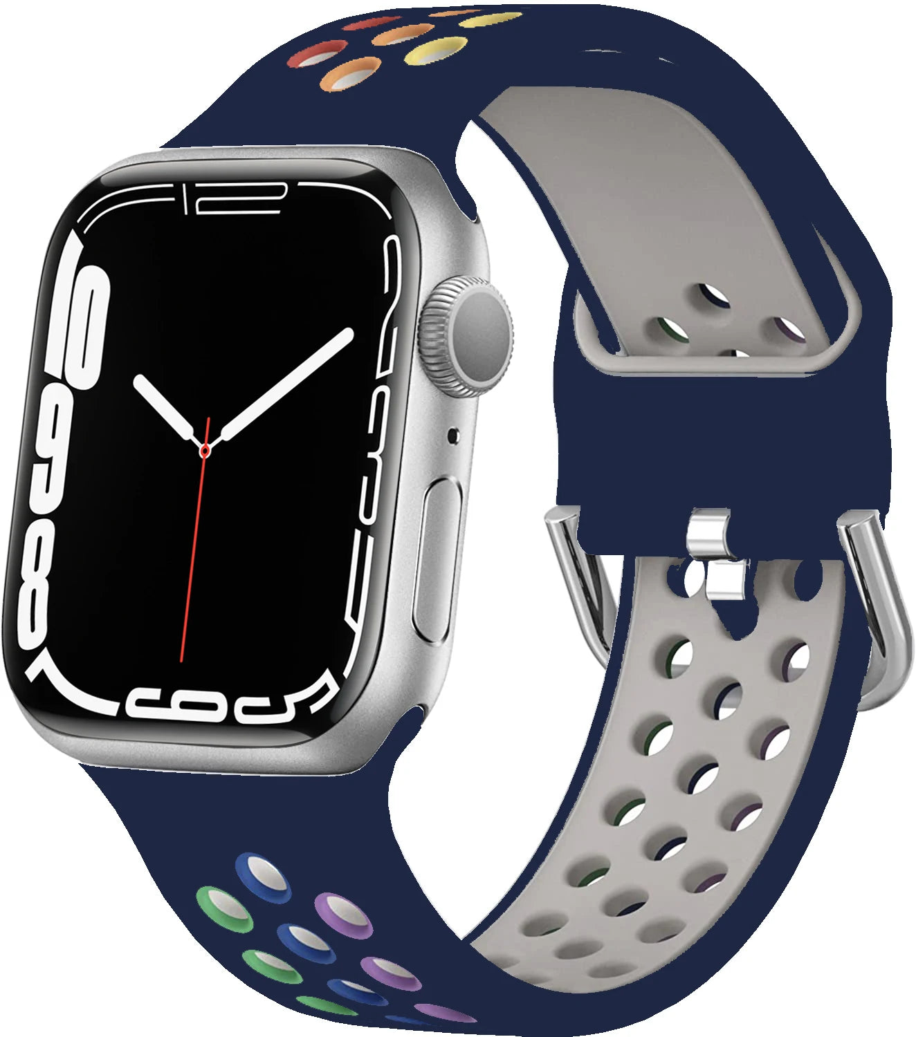 Silicone band For Apple Watch band 44mm 40mm 45mm 49mm 41mm 38mm 42mm 44mm band Apple Watch Ultra 2 Series 7 3 4 5 6 SE 8 Bands