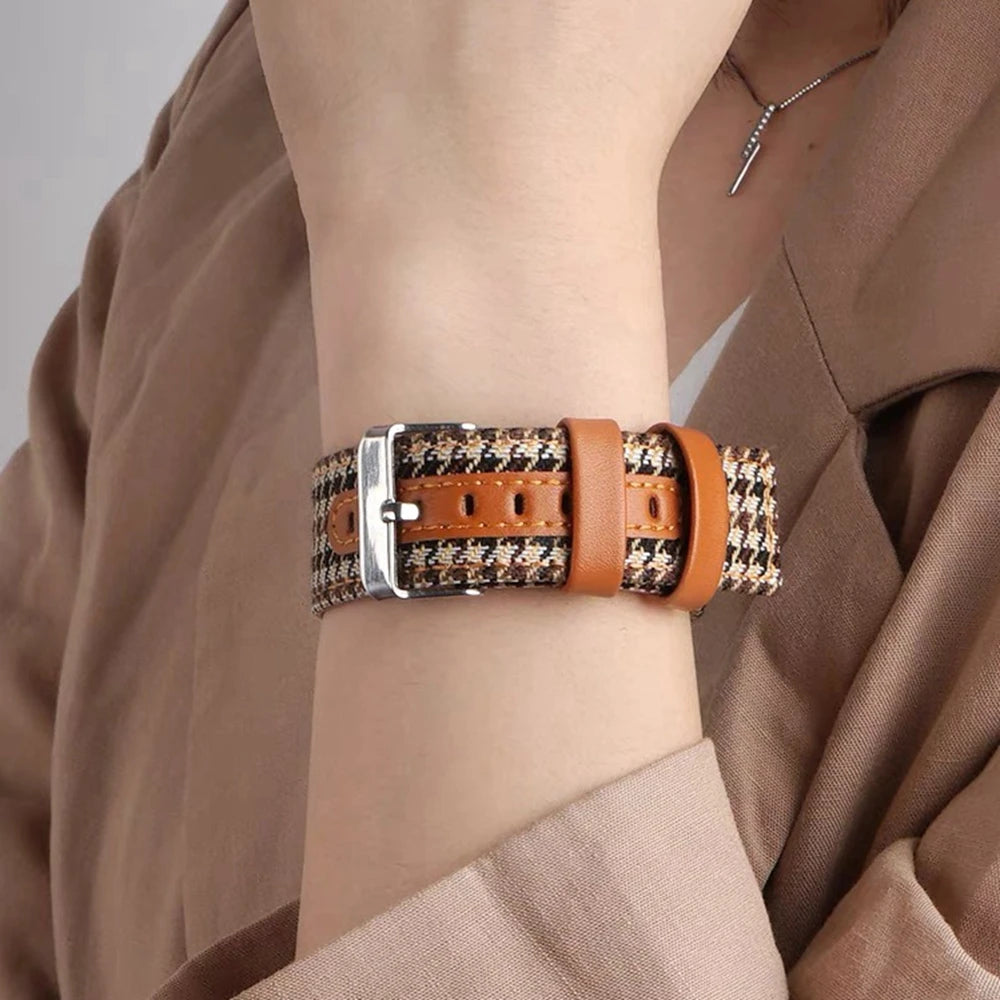 Leather Loop For Apple Watch band for women Series Ultra 11 10 9 8 7 6 5 4 3 2 1 38mm 40mm 41mm 42mm 44mm 45mm 46mm 49mm band