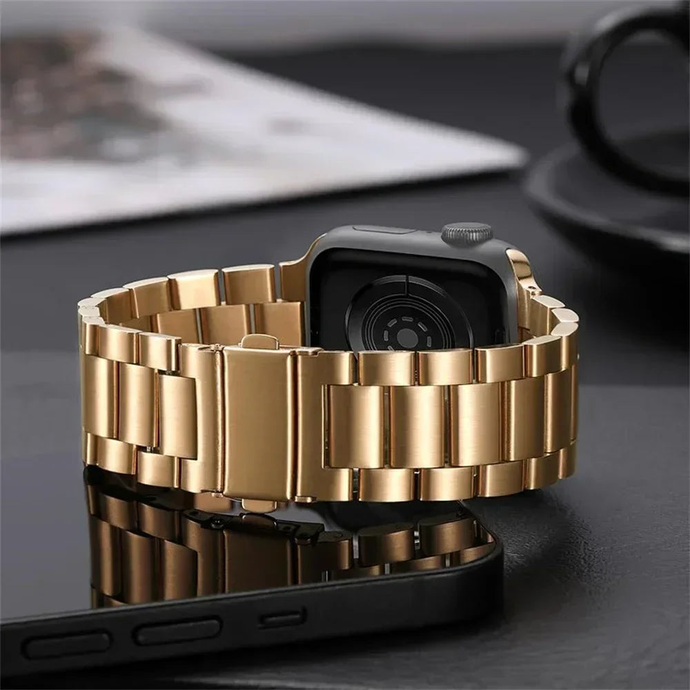 band For Apple Watch band 11 10 46mm 42mm Ultra 3 2 49mm 40mm 44mm 41mm metal Stainless Steel band Apple Watch Series 8 9 7 5 SE 6 4