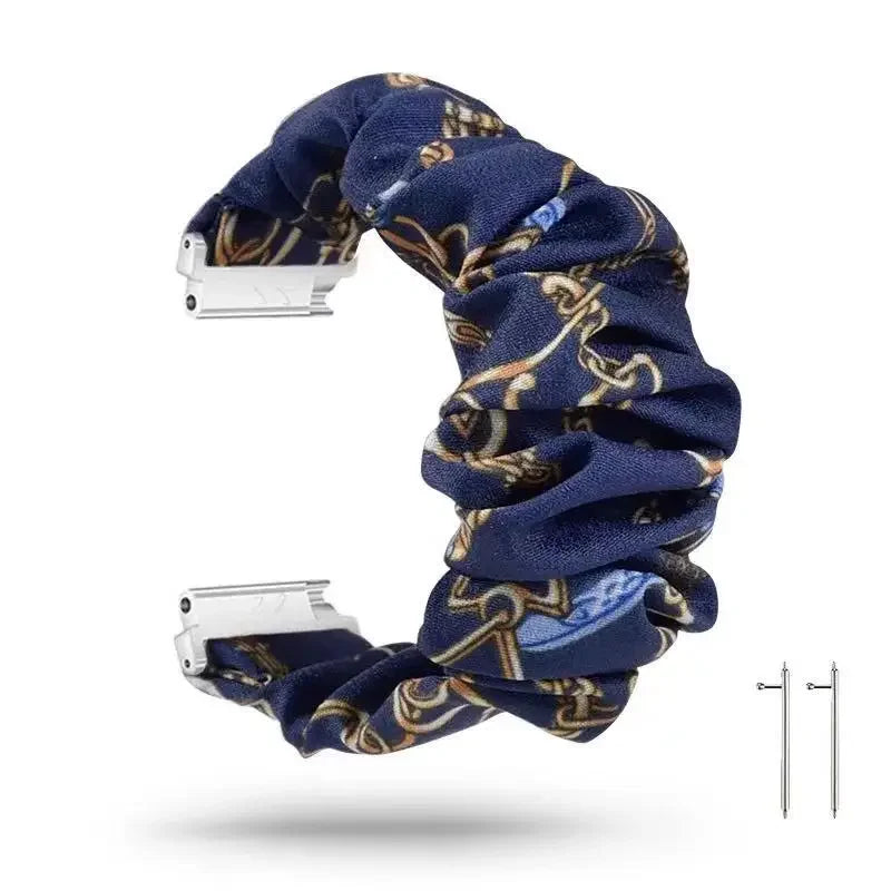 Elastic Nylon Loop Strap For Samsung Galaxy Watch 7 6 5 4 40mm 44mm Band Scrunchies Bracelet for Galaxy Watch 6 4Classic 43/47mm