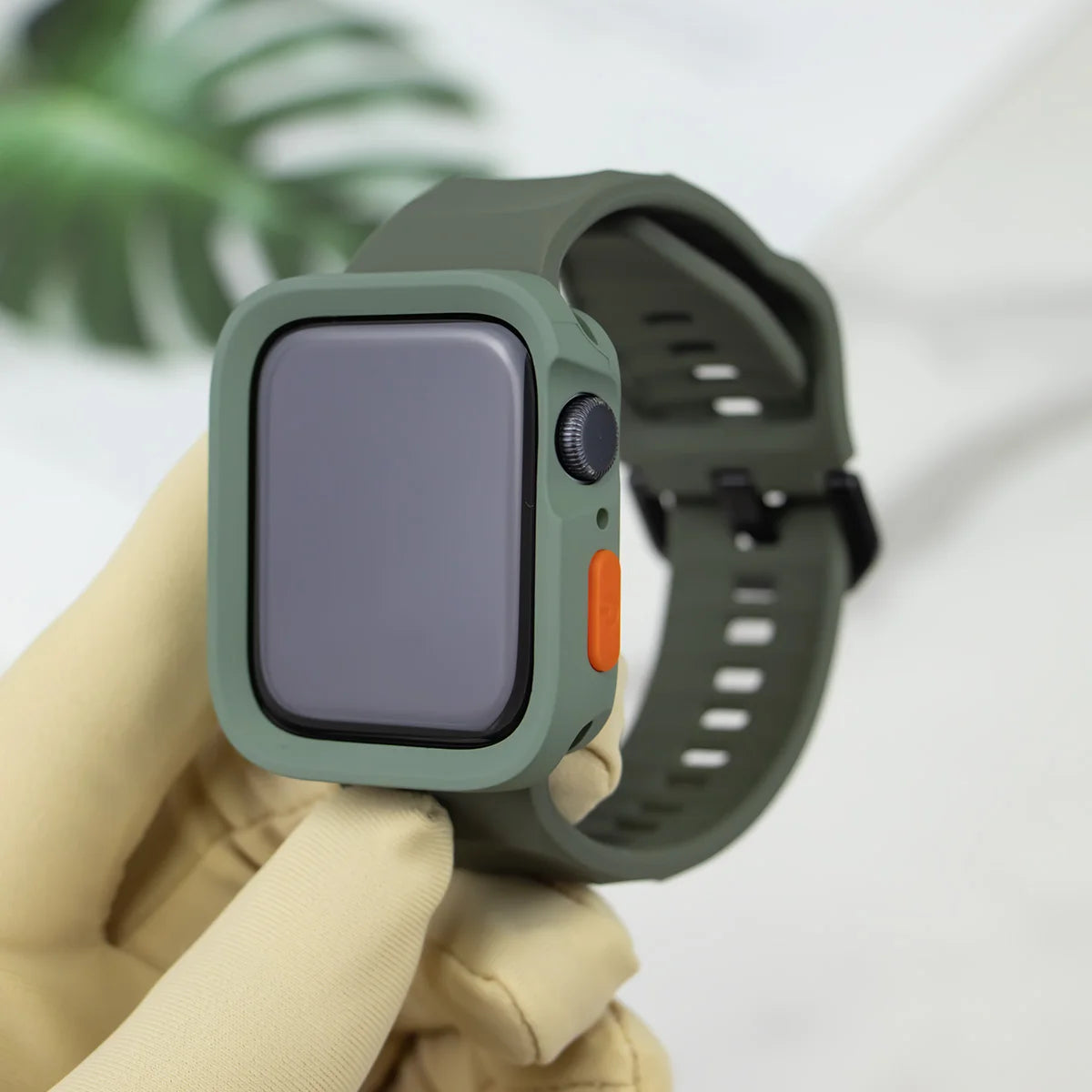 Silicone Case+band For Apple Watch band Series 10 8 9 7 6 SE 5 4 band Correa Apple Watch 46mm 44mm 40mm 45mm 41mm Ultra 49mm