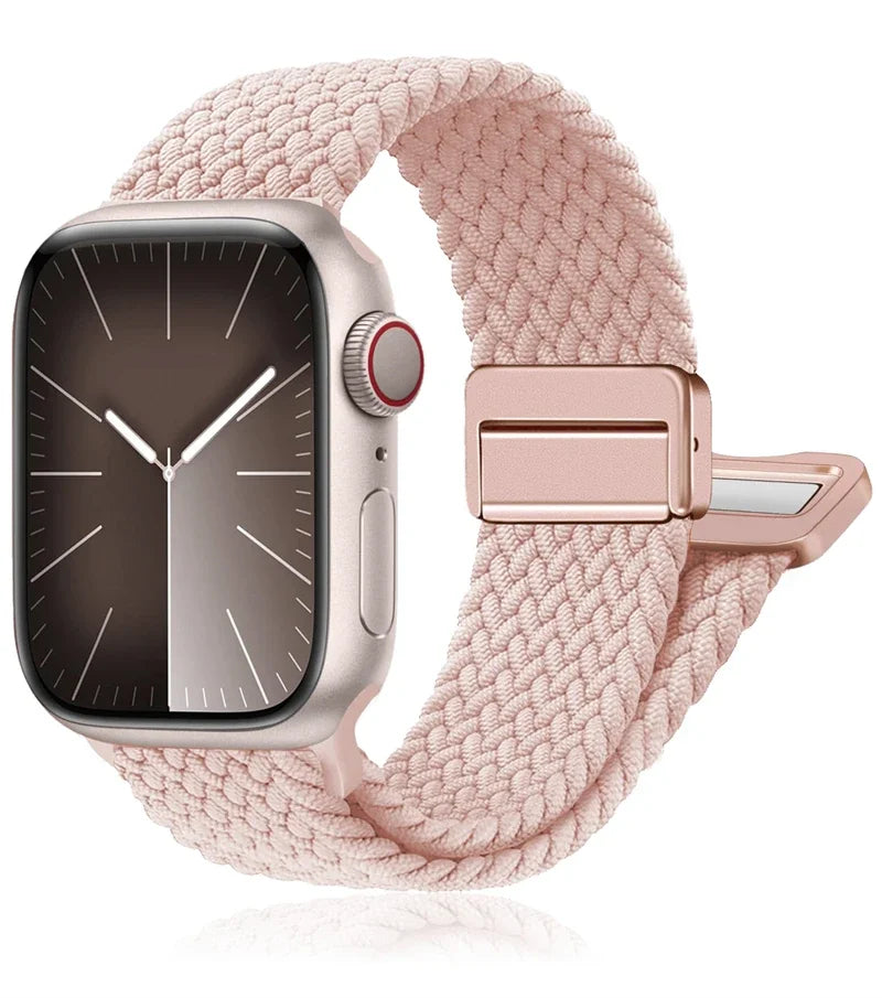 Braided Solo band For Apple Watch band 46mm 45mm 49mm 44mm 42mm 41mm 40mm Nylon Elastic band Apple Watch Series 10 9 7 SE 6 8 5 4