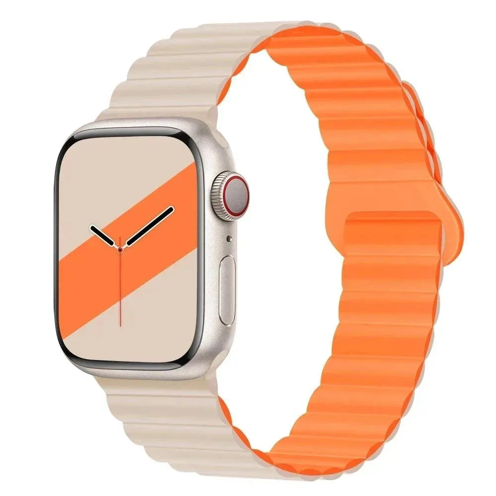 Magnetic band Silicone Sport band For Apple Watch 41mm 42mm 44mm 45mm 46mm 49mm Apple Watch Series 11 10 9 8 7 6 5 4se