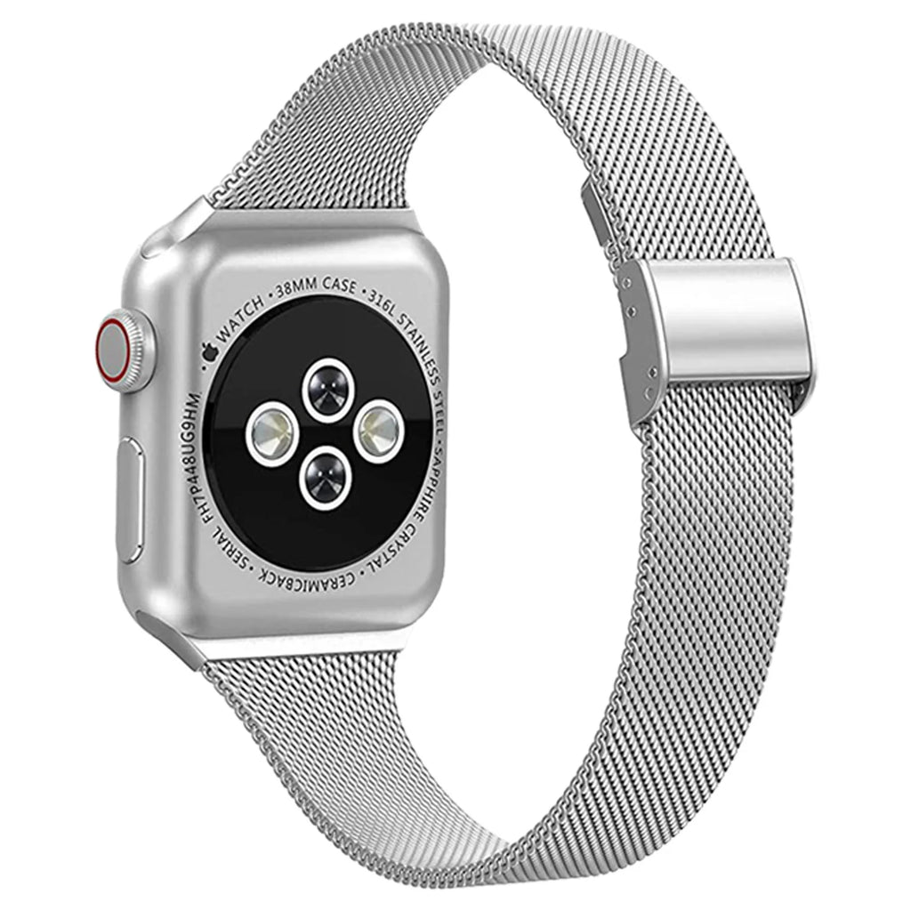 Silm Milanese band For Apple Watch band 11 10 9 8 7 46mm 42mm 45mm 41mm Ultra 3 2 49mm metal band Apple Watch 6 5 4 SE 44mm 40mm