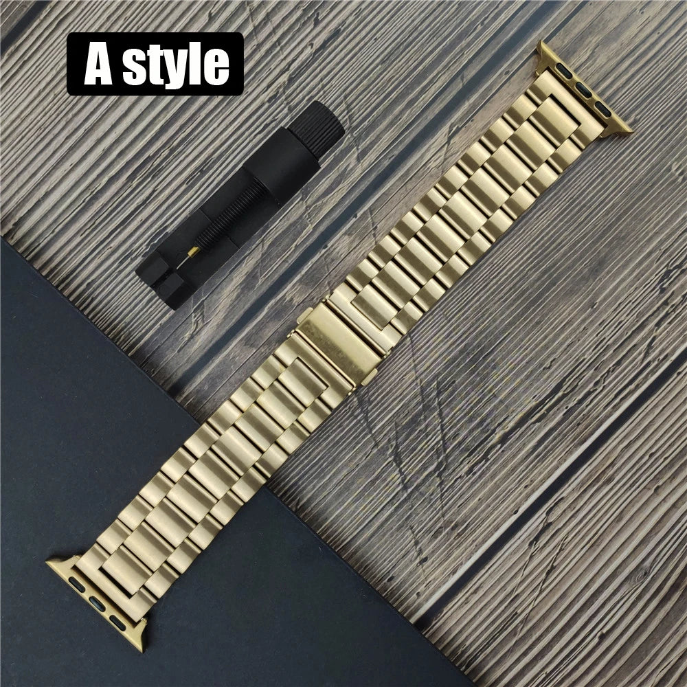 Classic stainless steel Correa for Apple Watch 10 46mm 42mm band Ultra 2 49mm 9 8 7 6 5 4 SE 45mm 44mm 41mm 40mm 3 38mm band