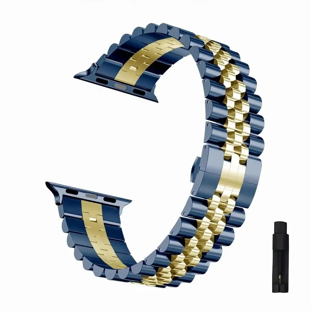 Stainless Steel band for Apple Watch band 45mm 41mm Ultra 49mm 44mm 40mm 42mm 38mm metal Wristband Apple Watch Series 9 8 7 SE 6 5 4