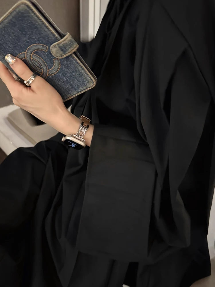 Luxury Leather band For Apple Watch Ultra 10 9 8 7 6 SE 5 4 Slim metal band For Apple Watch 38mm 40mm 42mm 44mm 45mm 46mm 49mm