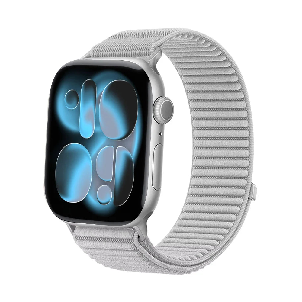 Braided Nylon Loop band for Apple Watch band 42mm 46mm 45mm 44mm 46mm 49mm band brecelet correa Apple Watch Ultra 3 SE 11 10 9 8 7 bands