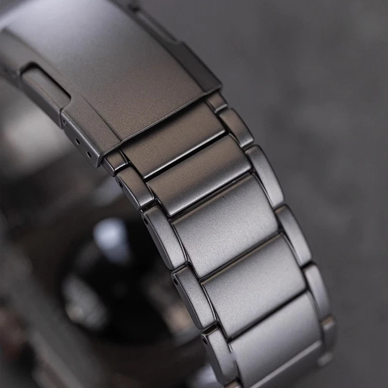 Luxury Titanium Alloy band For Apple Watch Ultra 2 10 9 8 7 6 5 metal band For Apple Watch 38mm 40mm 41mm 42mm 45mm 46mm 49mm