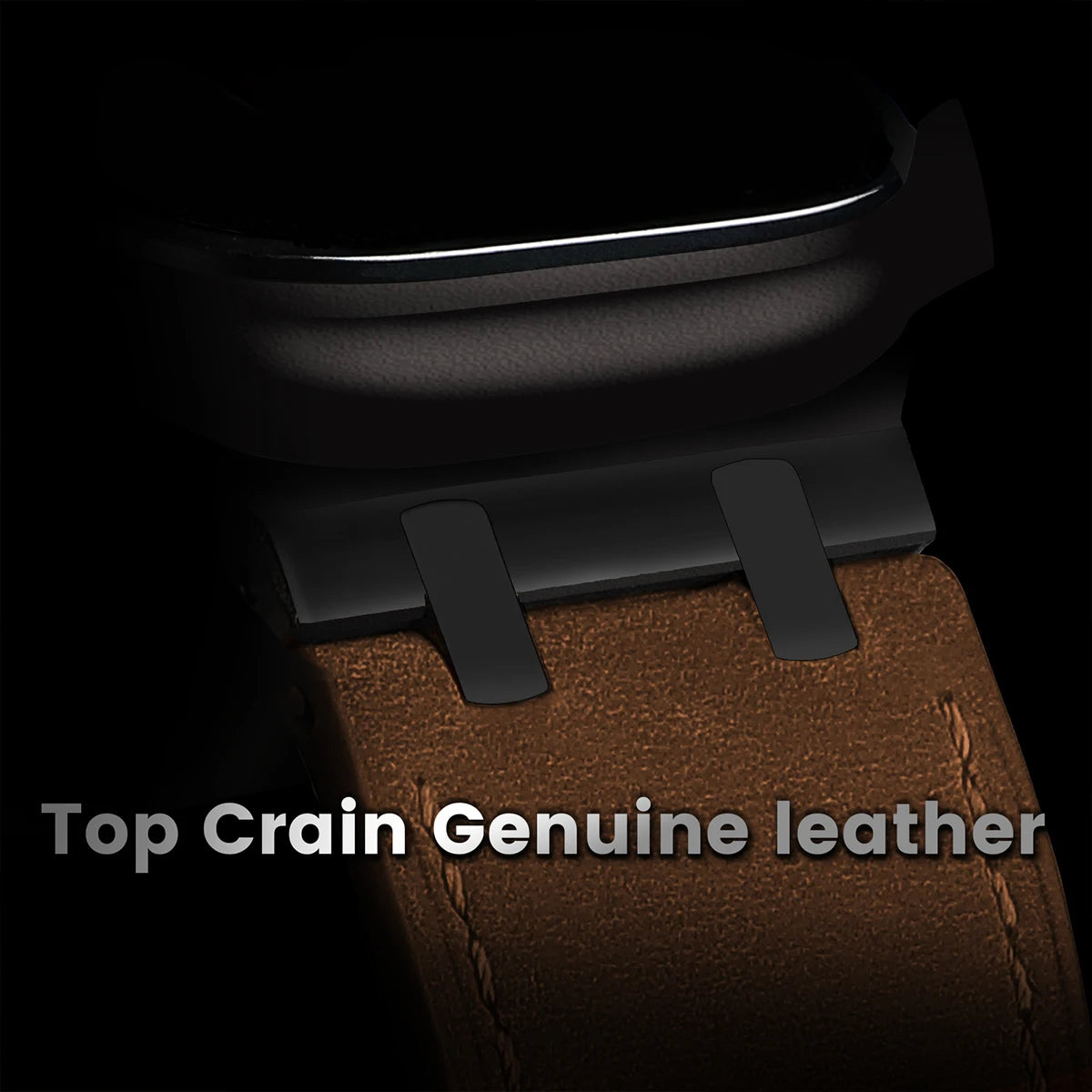 Leather band for Apple Watch Ultra 2 49mm Series 10 46mm Luxury band sport band for Apple Watch 10 9 8 7 6 5 4 SE Ultra 44mm 45mm