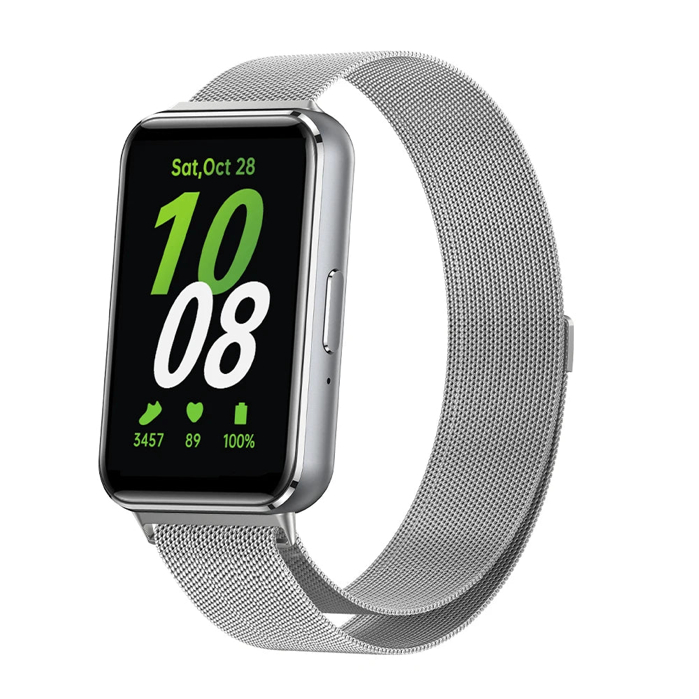 Metal Strap for Samsung Galaxy Watch Fit 3 Stainless Steel Bracelet Magnetic Milanese Loop Watchband for Galaxy Fit3 Accessories