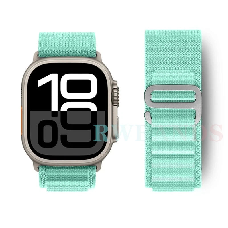 Alpine Loop band for Apple Watch Ultra 3 band 49mm 46mm 45mm 44mm 42mm 41mm 40mm Correa band Apple Watch Series 11 10 SE 9 8 7 6