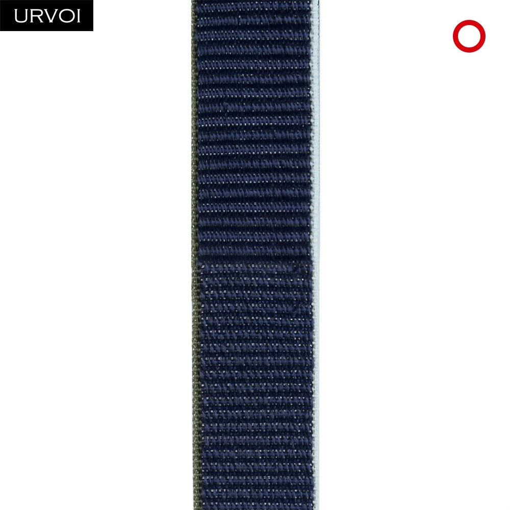 URVOI Sport Loop for Apple Watch Ultra 3 2 Series 11 10 9 8 SE3 Nylon loop for Apple Watch sport band 42mm 46mm breathabe hook fastener