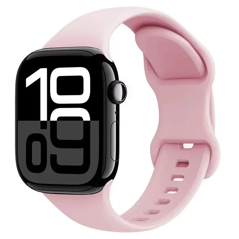 Silicone band For Apple Watch band 11 10 9 8 7 46mm 42mm 45mm 41mm band Wristband Apple Watch Ultra 3 49mm 6 5 4 SE 44mm 40mm Belt