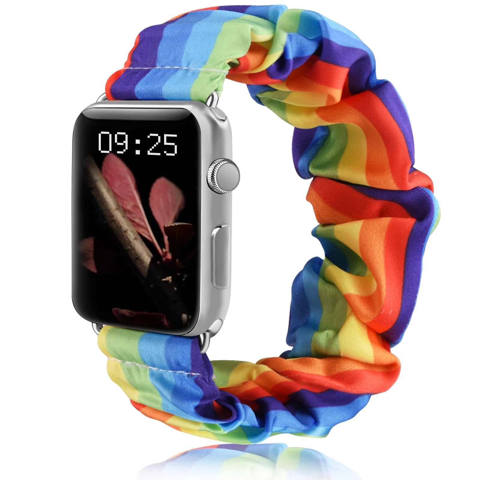 For Apple Watch band Series 8 7 SE 6 5 Ulta 49mm Elastic Scrunchie band for Apple Watch 44mm 40mm 38mm 42mm 41mm 45mm band Belt