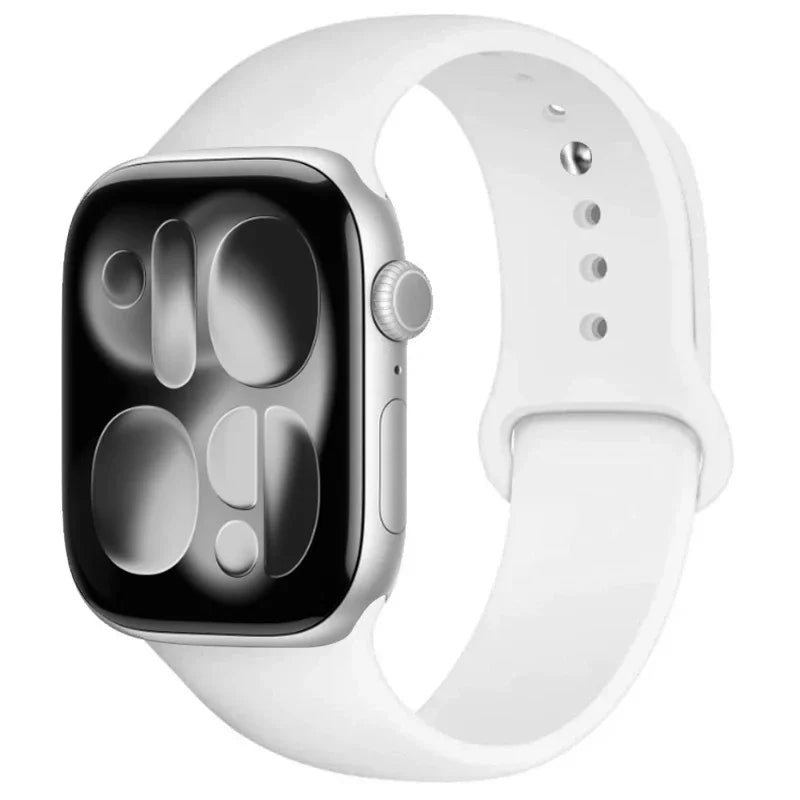 For Apple Watch band 46mm 42mm 45mm 44mm 40mm Silicone sport band Apple Watch Series 11 10 8 7 6 5 4 SE 9 Ultra 3 2 49mm band