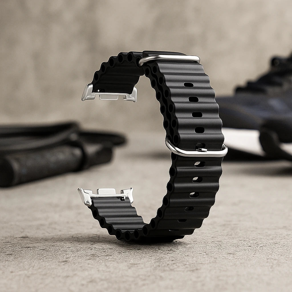 Ocean Band For Samsung Galaxy Watch 8 strap 44mm 40mm Accessories Sport Silicone Bracelet correa for Galaxy watch 8 classic 46mm