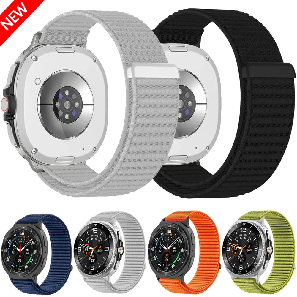 Breathable Nylon Strap for Samsung Galaxy Watch 8/8 Classic Original Bracelet Watchband Correa for Galaxy Watch 8 44mm 40mm Band