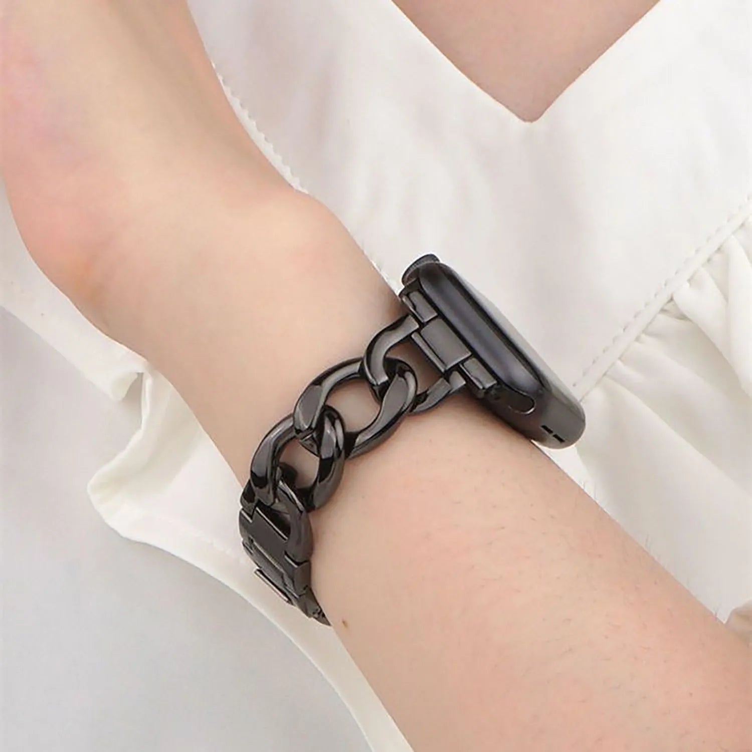 For Apple Watch band 49mm 46mm 45mm 44mm 42mm 41mm 40mm Fashion Chain Women band Apple Watch Ultra 2 SE 10 9 8 7 6 5 4 3 band