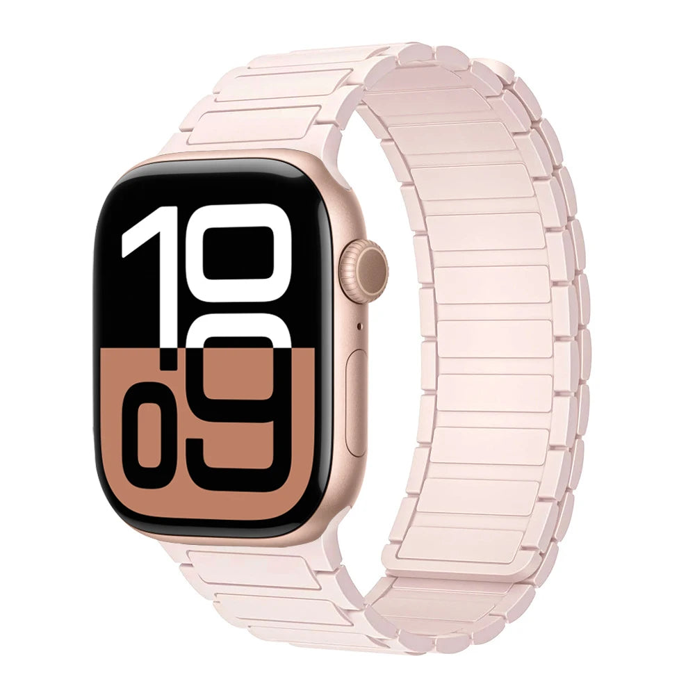Magnetic Loop band for Apple Watch band 46mm 44mm 40mm 45mm 41mm 42mm Silicone band Apple Watch Series 11 10 9 8 7 6 SE Ultra 3
