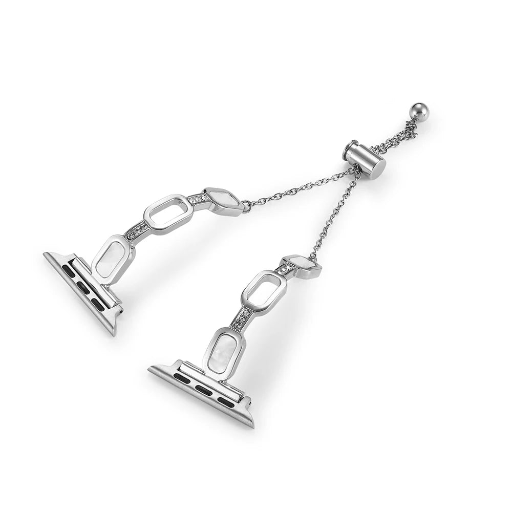 Women metal band for Apple Watch 10 9 8 band 42mm 46mm 41mm 45mm 40mm 44mm band Apple Watch Series 7 SE 6 5 Ultra watch band Belt