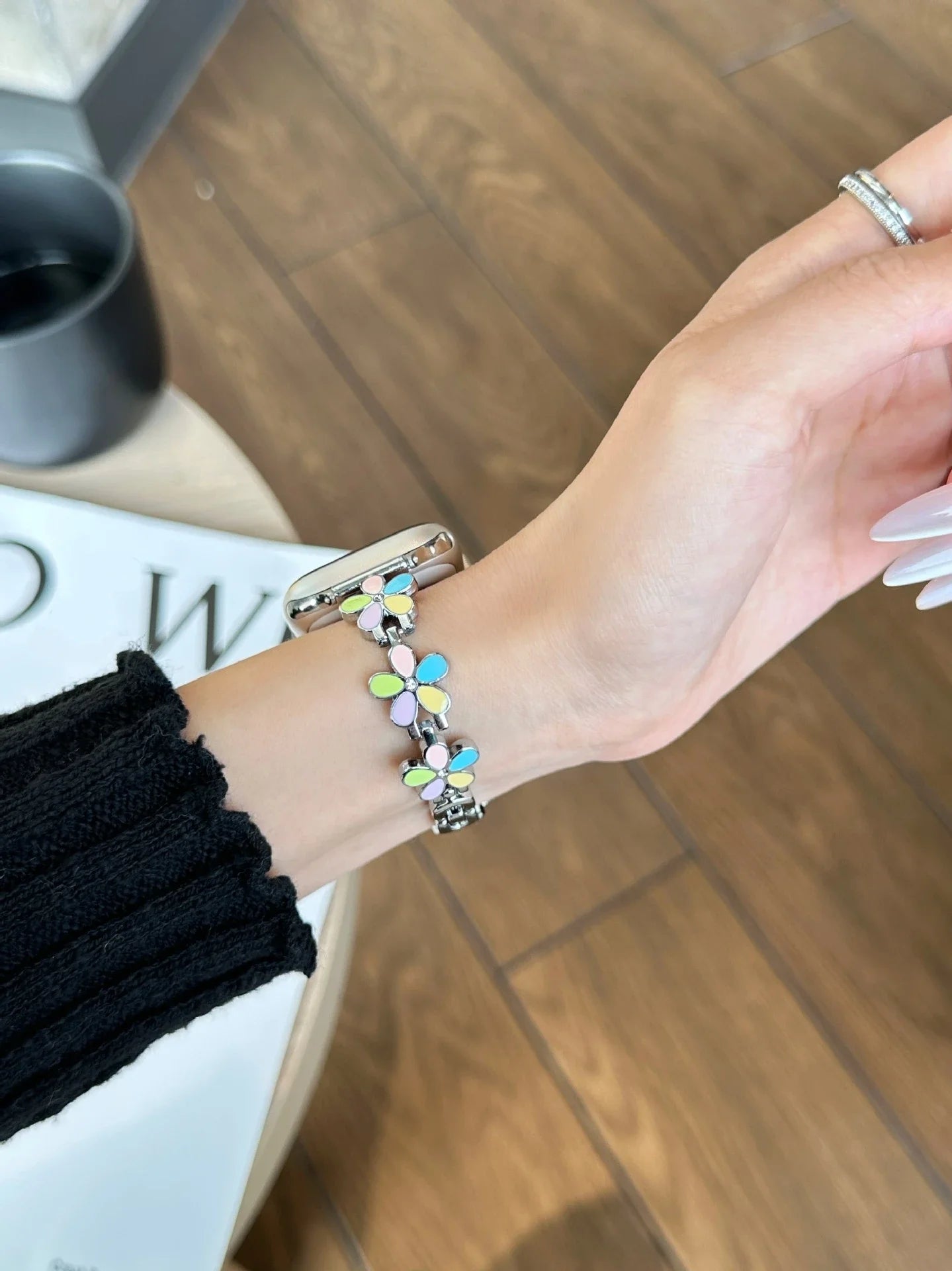 Nice Colorful metal band link For Apple Watch band Series 11 8 7 6 10 9 40mm 41mm 38mm 42mm 44mm 45mm 46mm band