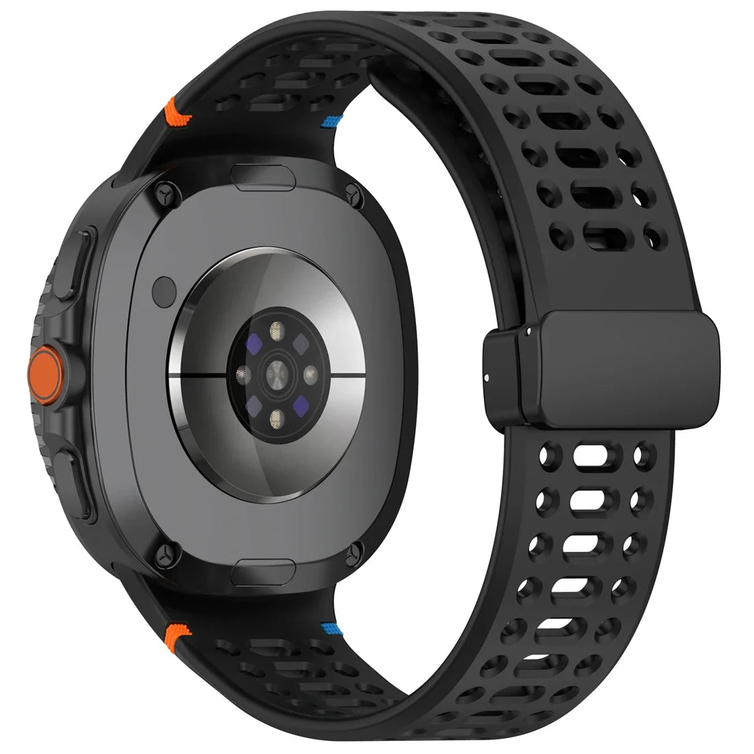 Air Hole Strap for Samsung Galaxy Watch 8 40mm 44mm Silicone Magnetic Buckle Wristband for Galaxy Watch 8 Classic Accessories