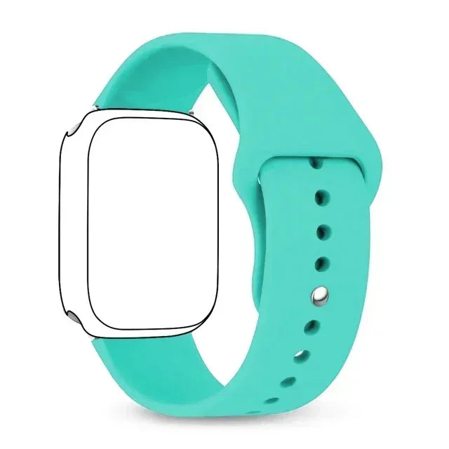 Silicone band For Apple Watch band 46mm 42mm 45mm 44mm 49mm 41mm 40mm 38mm band Apple Watch Series 10 9 8 Ultra 7 SE 3 4 6 Band