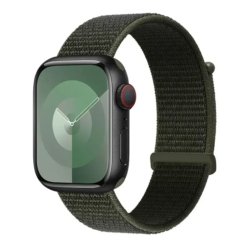 Nylon Loop band For Apple Watch 11 10 9 8 7 46mm 45mm 42mm 41mm Ultra 3 2 49mm Braided band Apple Watch 6 5 4 SE3 44mm 40mm Belt