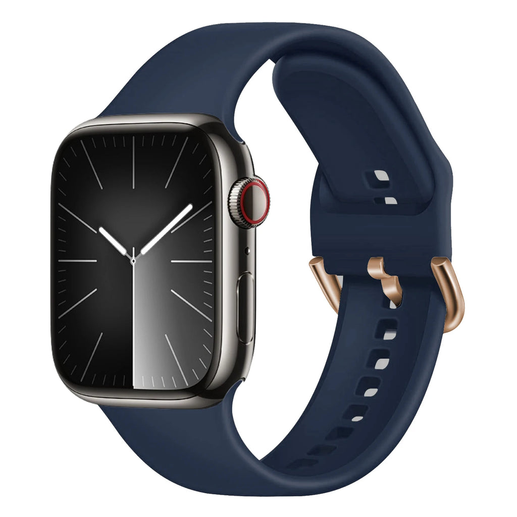 Silicone band For Apple Watch band 11 10 9 8 7 46mm 42mm 45mm 41mm Ultra 3 49mm sport band Apple Watch 6 5 4 SE 44mm 40mm Belt