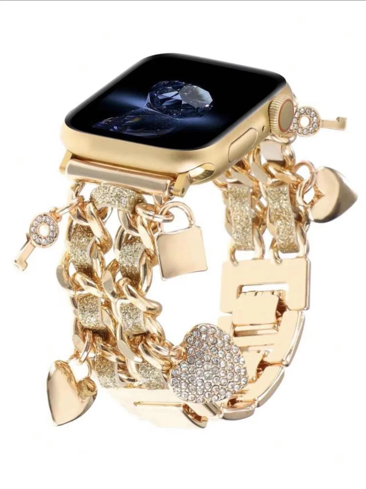 New Bilng metal leather band link For Apple Watch band Series 11 10 8 7 6 3 4 5 9 40mm 41mm 38mm 42mm 44mm 45mm 46mm band