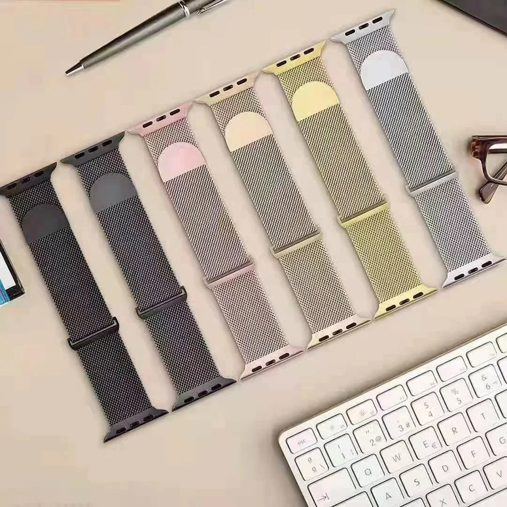 Magnetic Milanese band For Apple Watch 11 10 9 8 7 46mm 42mm 45mm 41mm Ultra 3 2 49mm band Apple Watch 6 5 4 SE3 44mm 40mm Band