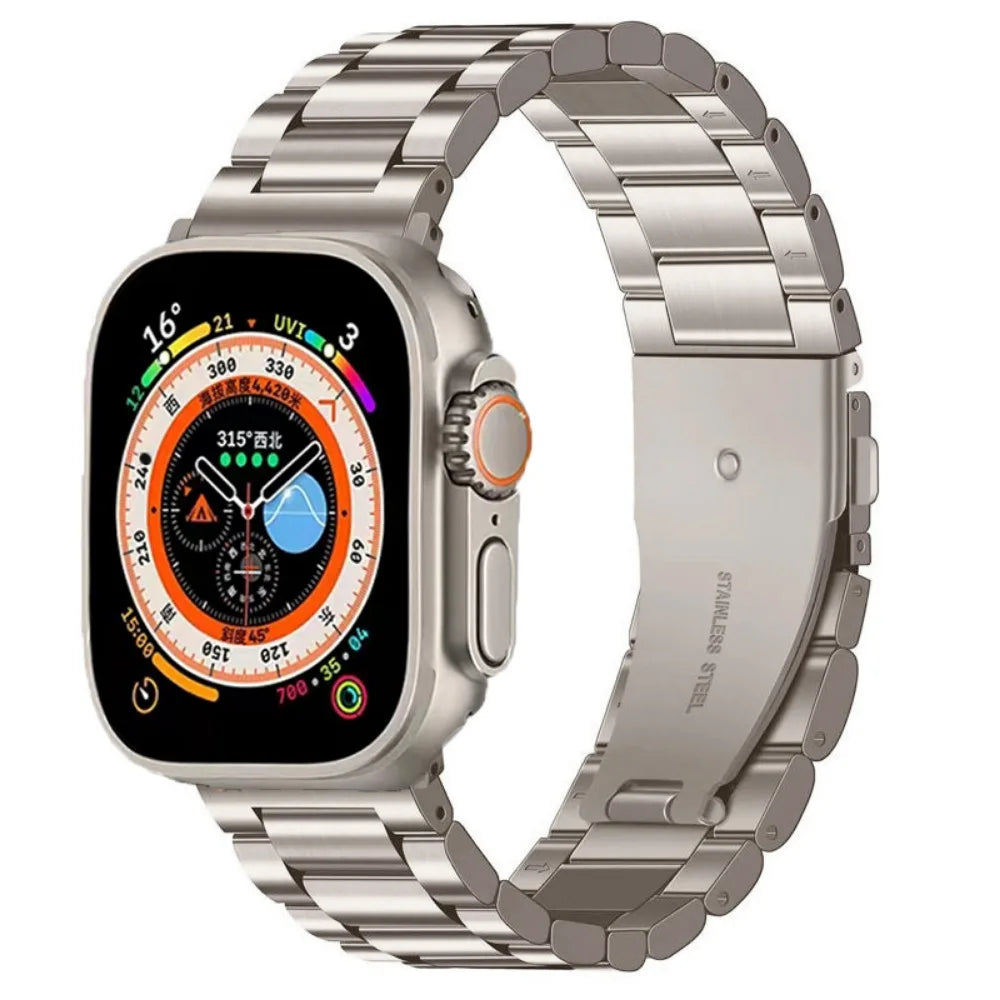 Metal band for Apple Watch band 49mm 45mm 41mm 44mm 40mm 42mm 46mm Stainless steel band Apple Watch 11 10 Ultra 9 8 7 6 5 SE band