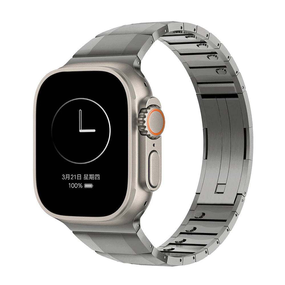 Quick Fit metal watch band for Apple Watch Ultra 2 1 49mm 10 46mm Stainless Steel band for Series 9 8 7 6 5 4 45mm 44mm band