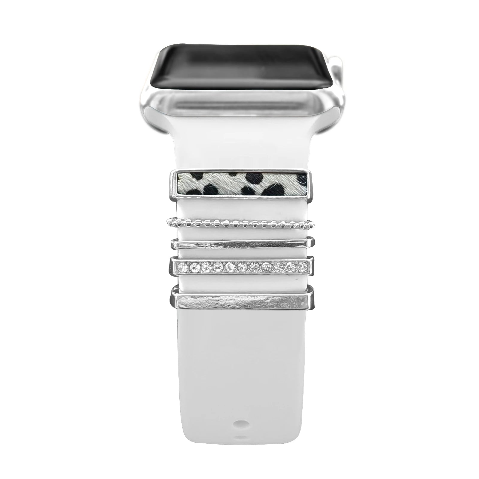 Decoration For Apple Watch band Series 8 7 6 5 4 SE 9 Accessories Diamond Jewelry Charms for Samsung Huawei watch fit 3 band