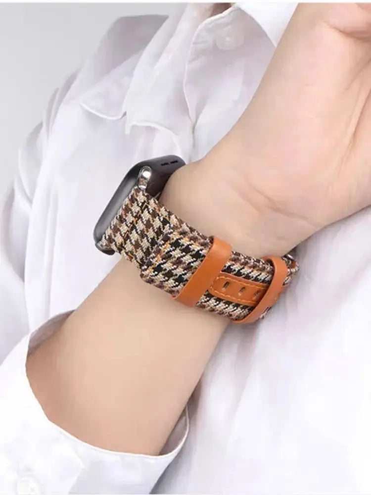 Corre Leather Loop For Apple Watch band Series Ultra 11 10 9 8 7 6 5 4 3 2 1 SE 38mm 40mm 41mm 42mm 44mm 45mm 46mm 49mm band