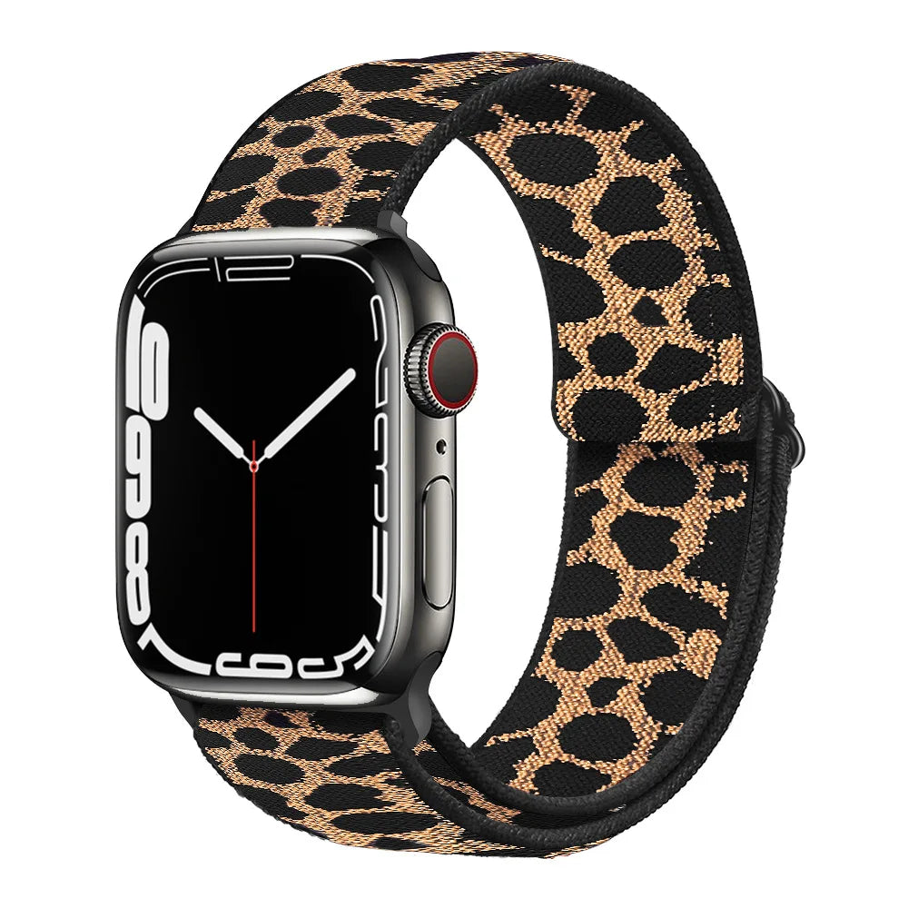 Nylon Loop band for Apple Watch band 45mm 44mm 42mm 40mm 41mm 46mm band Apple Watch Series 11 10 9 8 7 6 5 SE Ultra 3 49mm band