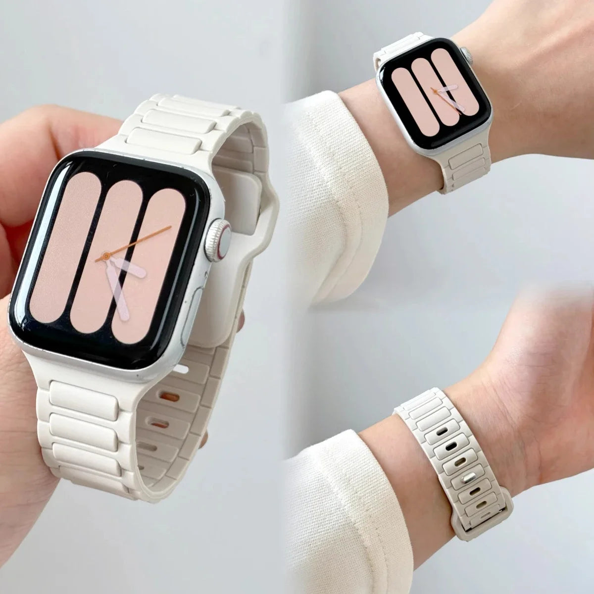 band For Apple Watch band 44mm 45mm Ultra 1 2 49mm 40mm 41mm 42mm 45mm 44mm Silicone band Apple Watch Series 10 9 8 SE 7 6 5 Band