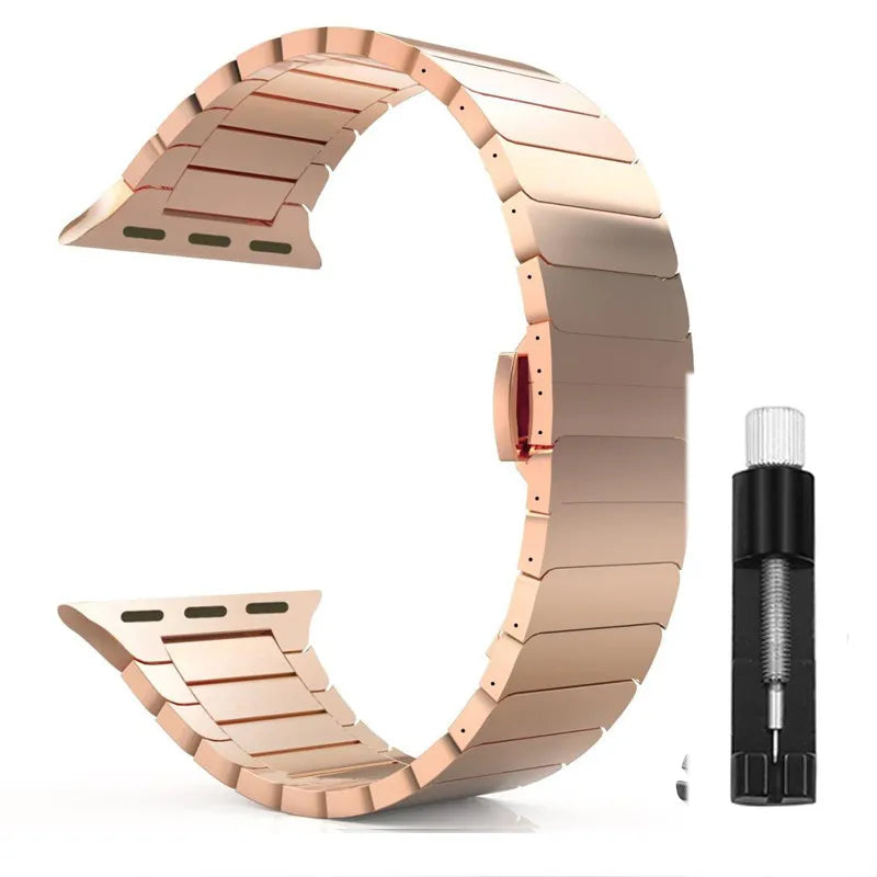 Stainless Steel metal band For Apple Watch Series 11 10 46mm 42mm Ultra 3 band 49mm 45mm 40mm 44mm 38mm 41mm for Apple Watch 10 9 8 7 SE 6 5