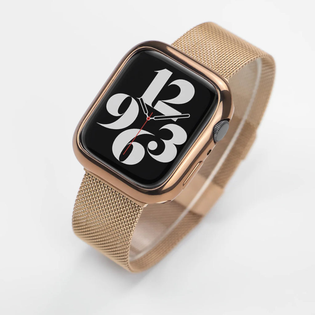 Milanese Case+band for Apple Watch band 9 8 7 6 SE 5 4 49mm 45mm 41mm 40mm 44mm 42mm watch band For Apple Watch Series 10 Correa 46mm