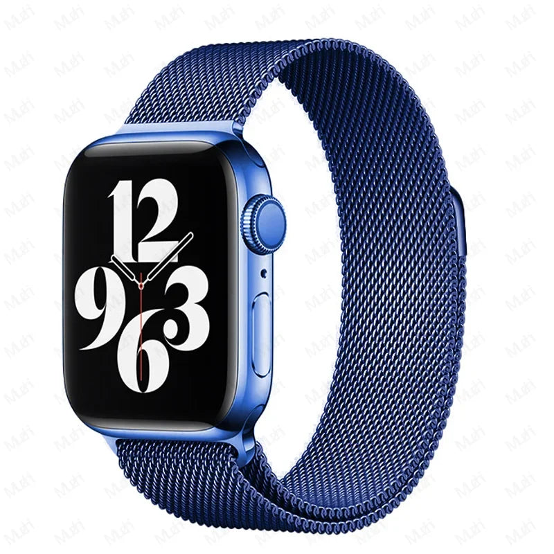 Milanese Loop for Apple Watch band 44mm 40mm 45mm 41mm 42mm 38mm 44mm band Ultra 2 49mm metal band Apple Watch Series 9 8 7 6 SE 5 4 3