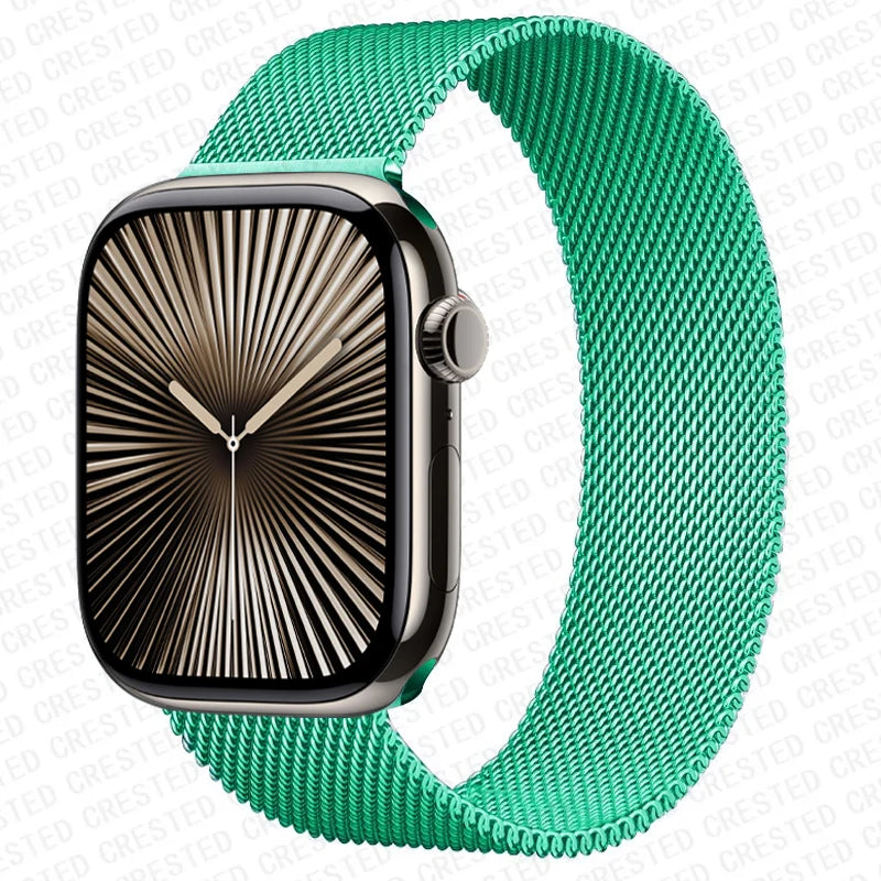 Milanese Loop band For Apple Watch 11 10 9 7 SE 6 8 46mm 42mm 44mm 45mm 40mm 41mm belt correa band Apple Watch band Ultra 3 49mm