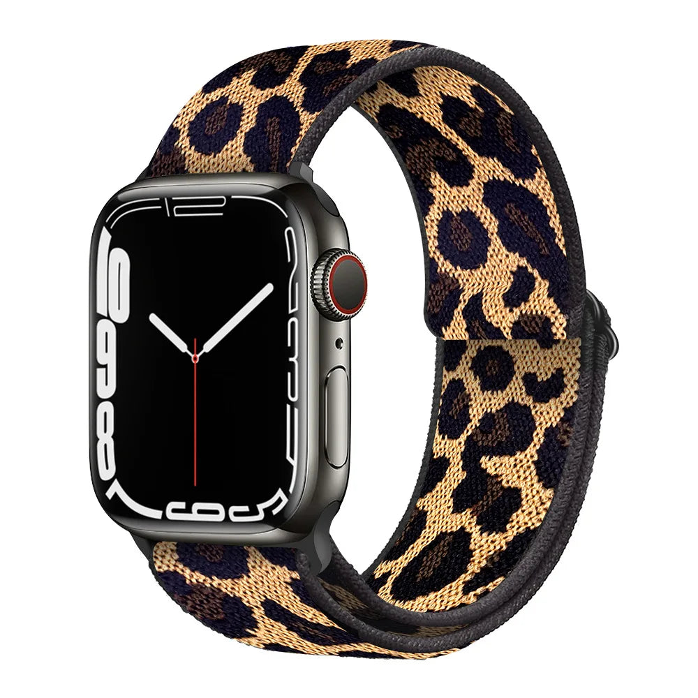 Nylon Loop band for Apple Watch band 45mm 44mm 42mm 40mm 41mm 46mm band Apple Watch Series 11 10 9 8 7 6 5 SE Ultra 3 49mm band