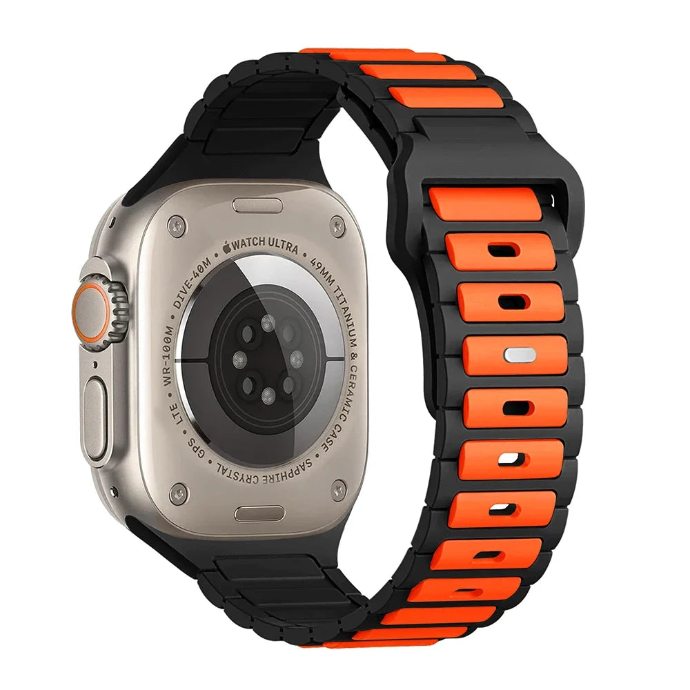 Silicone band for Apple Watch 10 band 46mm 45mm 44mm 49mm 42mm 40mm 38mm correa band Apple Watch Series 9 8 7 6 5 SE Ultra 2 band