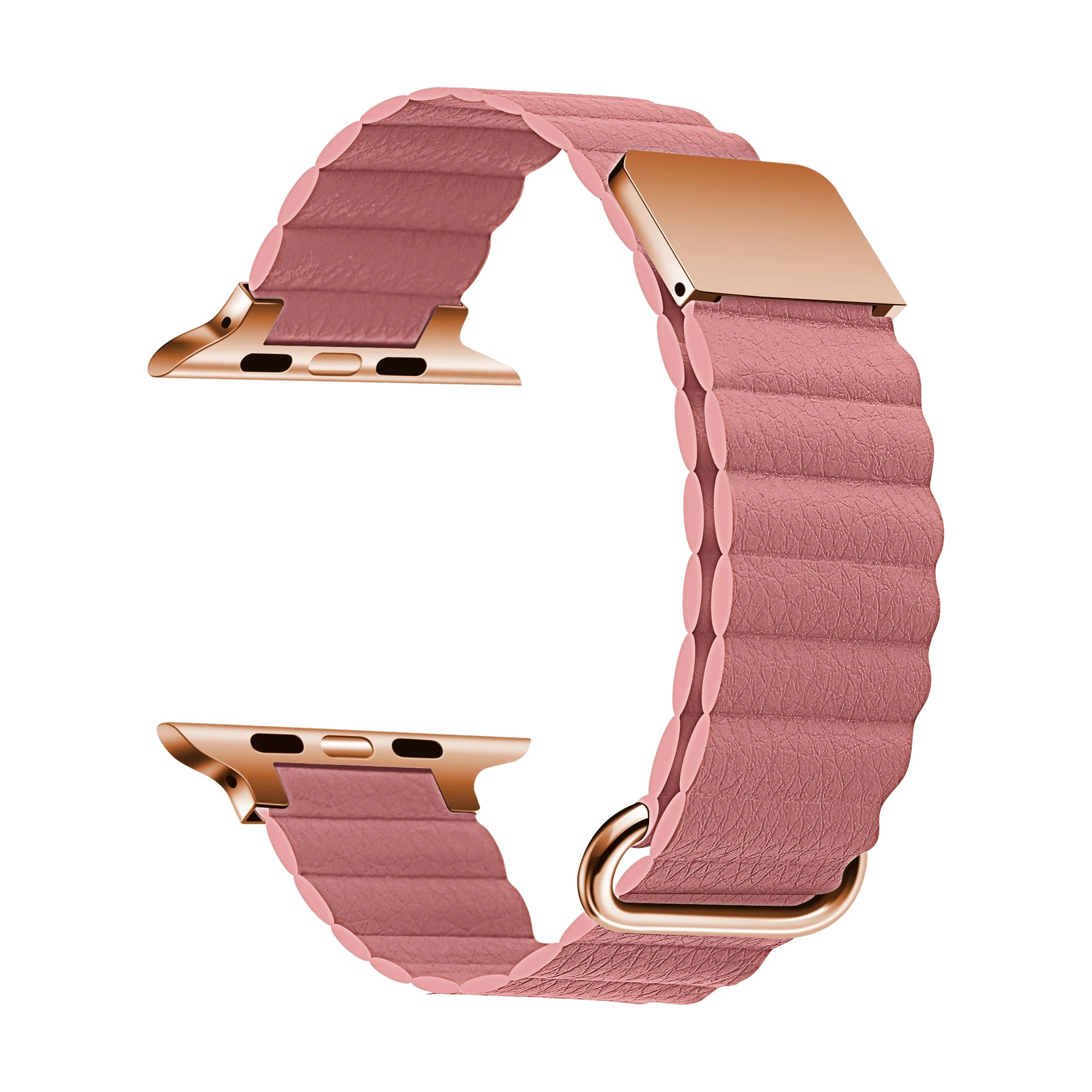 Leather Loop for Apple Watch Ultra band 49mm 44mm 40mm 41mm 45mm 42mm 38mm Magnetic band for Apple Watch Series 8 7 SE 6 5 4 3 2 1