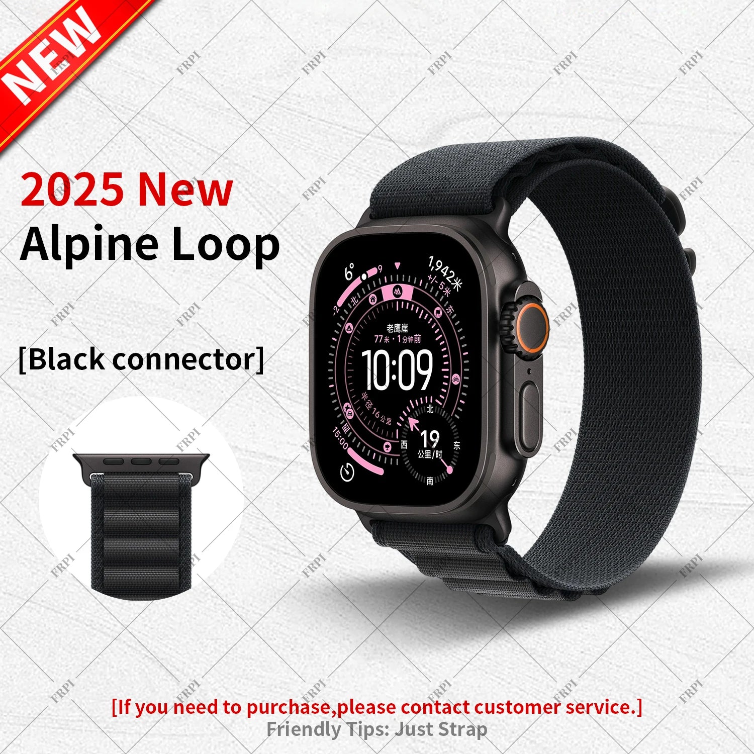 2025 New Suitable for Apple Watch High Quality Nylon band Alpine Loop For Watch Series 10 9 8 7 Ultra 2 band Apple Watch 49mm 46mm