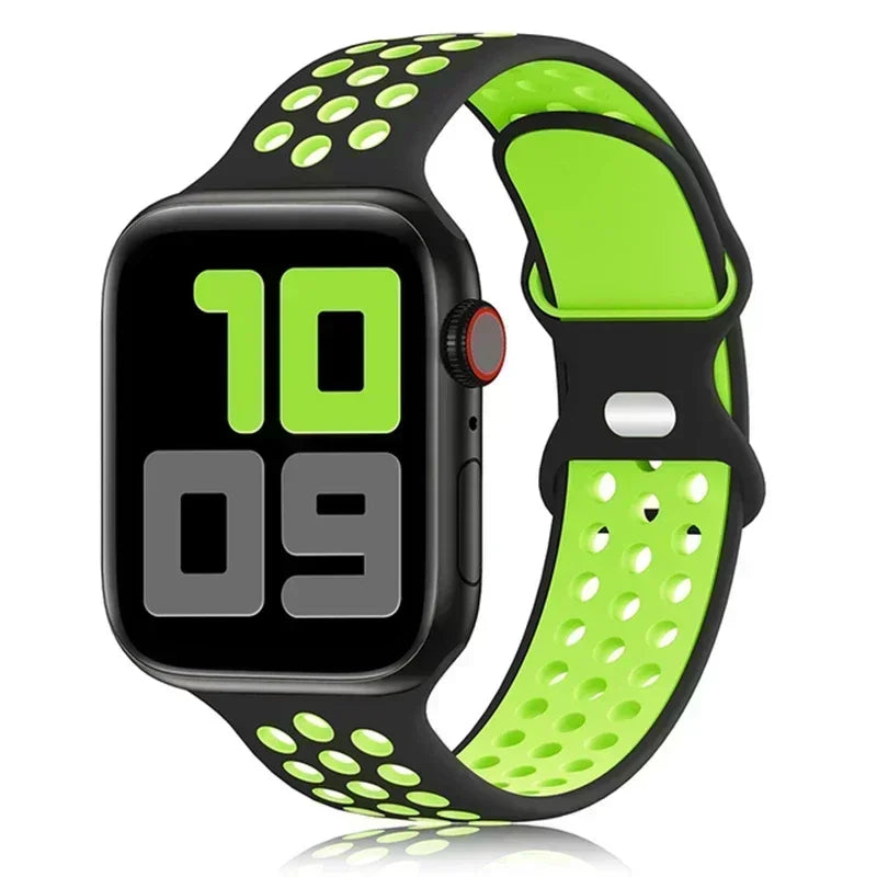 Sport Silicone band For Apple Watch band 45mm 44mm Ultra 2 49mm 40mm 41mm 38mm 42mm 46mm Pride band Series 10 9 8 SE 7 6 Band
