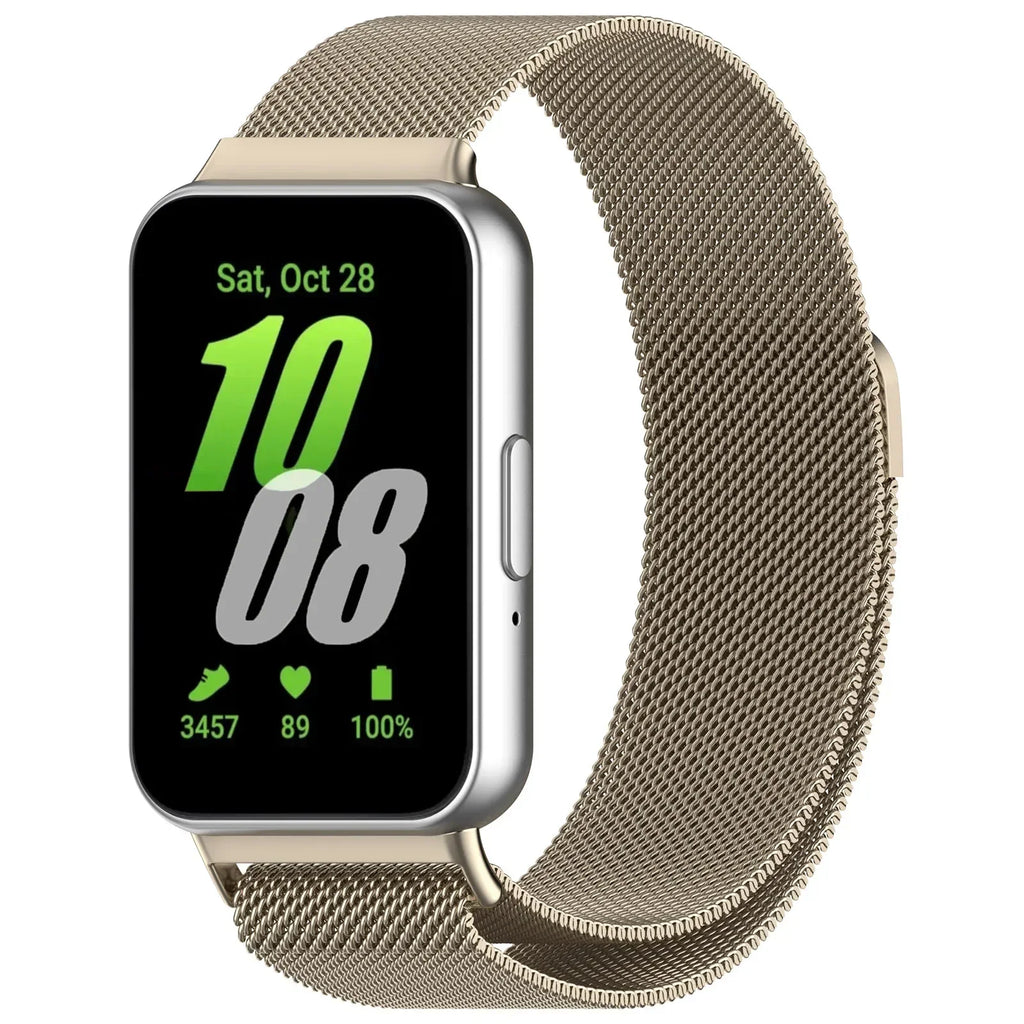 Magnetic Sport Loop Strap for Samsung Galaxy Fit 3 R390 Smart watch Belt Metal Bracelet Wristband for Galaxy Fit 3 Band Correa