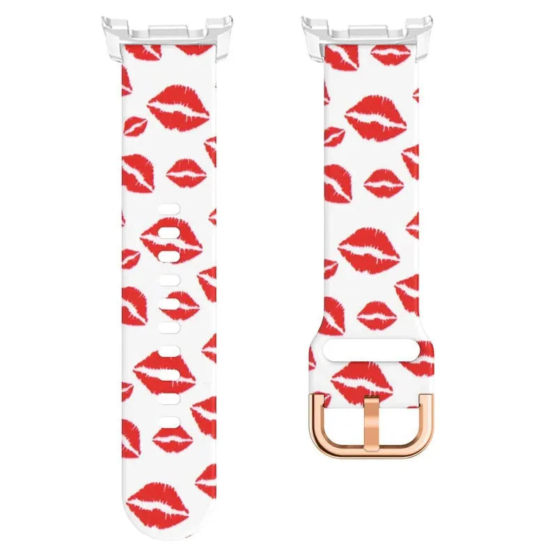 Printing Silicone Strap For Samsung Watch 8 Band Galaxy Watch 8 Classic Watchband Replacement No Gap Galaxy Watch 8 Correa