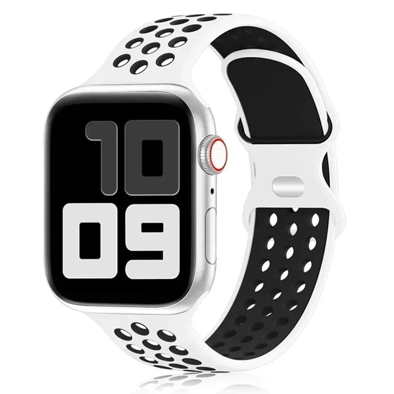 Sport Silicone band For Apple Watch band 45mm 44mm Ultra 2 49mm 40mm 41mm 38mm 42mm 46mm Pride band Series 10 9 8 SE 7 6 Band